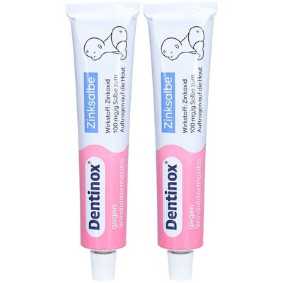 2x Dentinox Zinksalbe gegen Windeldermatitis 2x45 g Salbe Image
