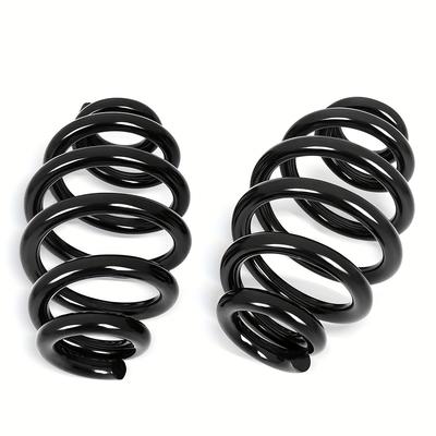 "TEMU Motorcycle Coils Spiral Seat Spring Steel Seat Barrel Spring Kit,black Seat Springs 3" Fit For Touring Softail Bobber Chopper, 2pcs, Black" Image