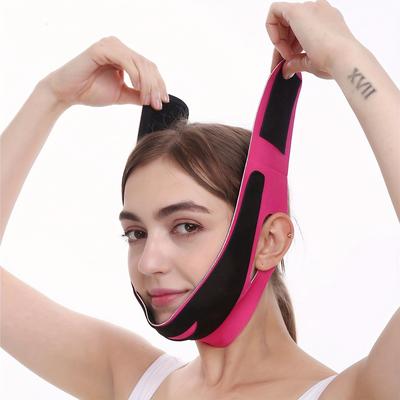 TEMU 1pc Lightweight Breathable Face Lift Bandage - Wrinkle- For Sleeping, Exercise & Yoga, , Comfortable Facial Support For Women, Sleep Improvement Aid | Stylish | Comfortable Wear, Cute Sleep Mask Image