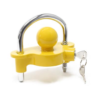TEMU Wiltec Trailer Coupling Lock With Bracket, For 50 Mm Coupling Inlet, Anti-theft Protection Made Of Steel For Trailers And Caravans, Bracket Lock Image