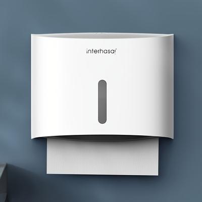 TEMU 1pc Hand Towel Holder, Wall-mounted Hand Towel Holder, Adhesive, No Drilling Or Screws Required For Installation, Multi-fold/three-fold Commercial Hand Towel Holder For Bathroom