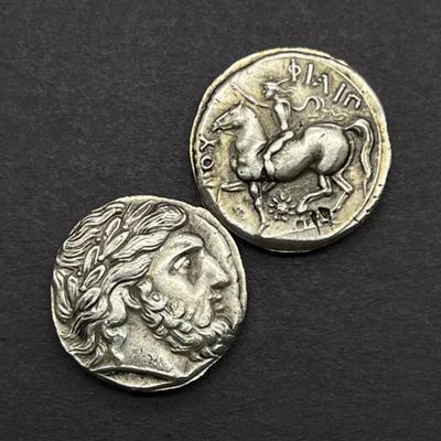 TEMU 1pc Ancient Greek Mythology Sun God Guardian Metal Badge, Sagittarius Zodiac Sign Craft Coin Ornament, Collectible Gift Image