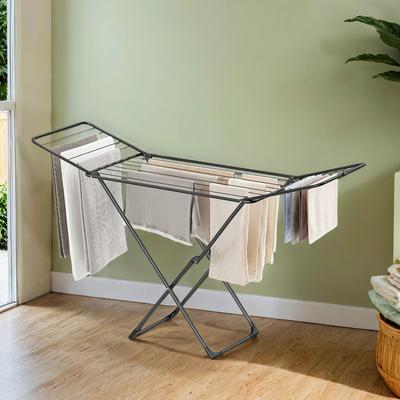 TEMU Clothes Drying Rack, Collapsible Drying Rack, Wing Drying Rack, For Indoor And Outdoor Use, For Bedding And Clothing, Freestanding Image