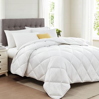 TEMU Premium 3pcs Quilt Set With Corner Labels, Microfiber Polyester Quilt Insert, Breathable And Washable Comforter For Autumn/winter Season, Fluffy Warm Blanket Including 2 Pillowcases Image