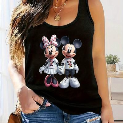 TEMU Be 2025 Large Size Summer New Casual Simple Vest Sleeveless Slim Wavy Pattern White Fabric Women's Vest Embossed Flower Embossed Floral Embossed Letter A Image