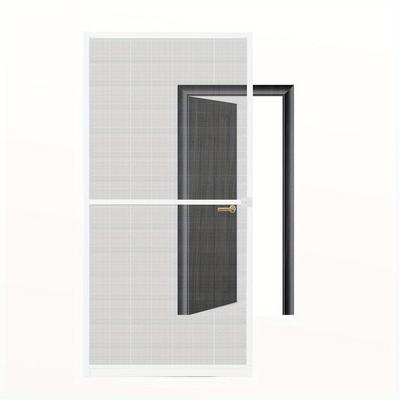 TEMU Fly Screen For Doors Fly Net Aluminium Frame Insect Mesh Mosquito Screen Mosquito Netting Door Anti Fly Insect Door Mesh Insect Screen Curtain Gaze Mosquito Screen Image