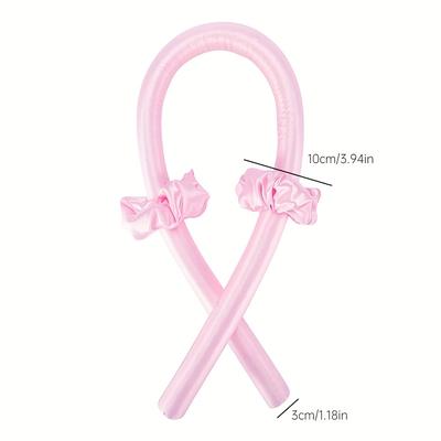 TEMU Heatless Curling Set - Satin Hair Curler For Nighttime Curls - No-heat Headband Curler - Gentle & Hair For Normal Hair Types, Hair Curlers For Wave Image