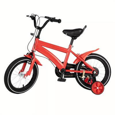 TEMU 14-inch High- Beginner Balance Bike With Auxiliary Wheels, Lightweight & Durable, Learn To Ride And Stable, Riding Beginner Model, Youth, Cycle Training, Cruiser Image