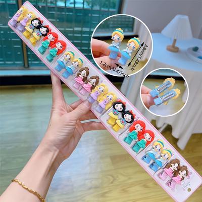 TEMU 10pcs Princess Series Resin Hair Clips, 5 Pairs Cartoon Resin Hair Clips, Cute Women's Hair Accessories, Gift For Girlfriend, Ideal Holiday Decoration Image