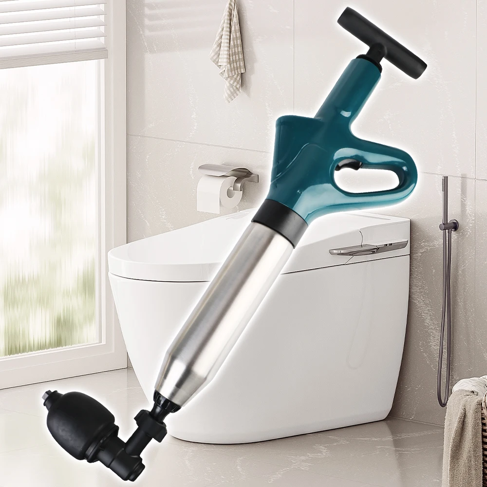 Dredge Clog Remover Air Drain Blaster Toilettenkolben Reinigungswerkzeug für Badezimmer, Toiletten, Badezimmer, Küche, Abwasserrohr, Entblocker