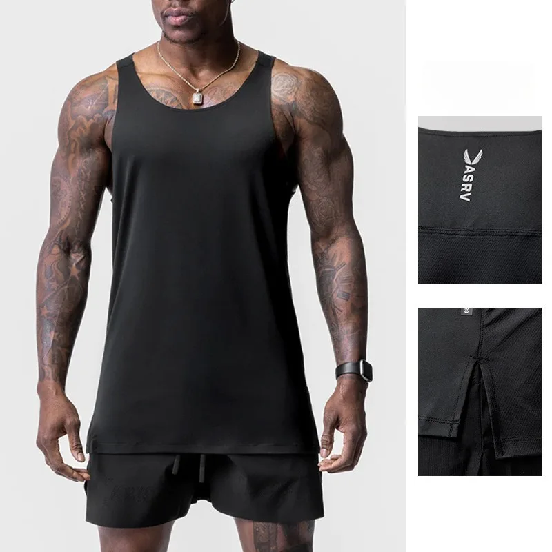 Sommer Bodybuilding Tank Top Herren Gym Weste Ärmelloses Workout Shirt Muscle Fitness Lauf Singlet Lässige Sportbekleidung Image