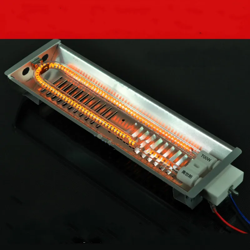 Fernen Infrarot Doppel Carbon Faser Heizung U-typ heizung Carbon faser infrarot heizung rohr heizung rohr 220v 700W Image