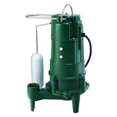 ZOELLER 807-0003 Grinder Pump,5.0 Amps,Carbon/Ceramic