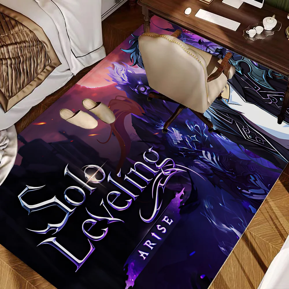 Fashion Solo Leveling Fußmatte, waschbar, rutschfest, für Wohnzimmer, Sofa, Stühle, Bereichsmatte, Küche, Nachttisch, Teppiche Image