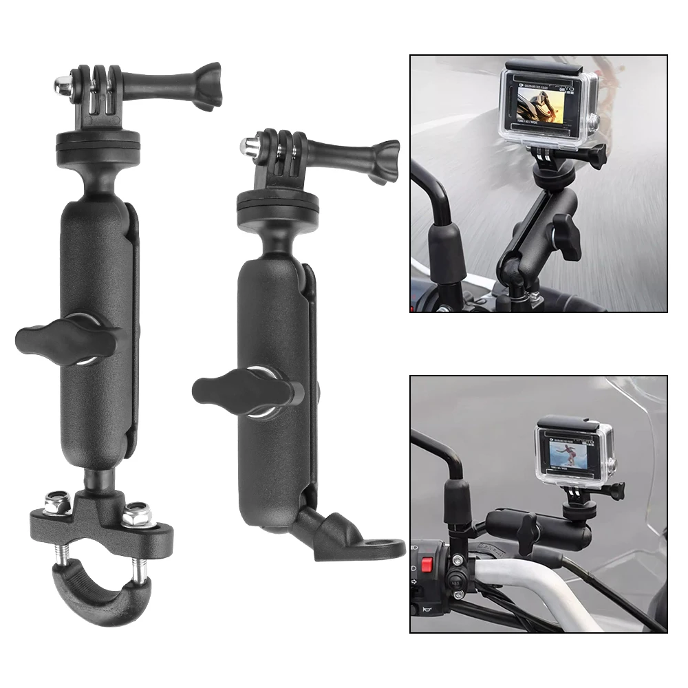 Fahrrad Halter Halterung Motorrad Kamera Halter Fahrrad Lenker Halterung 360-Dreh Anti-schock Für Action Kamera/Video Recorder Image