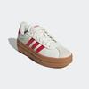 Sneaker ADIDAS SPORTSWEAR "VL COURT BOLD", Gr. 38,5, core weiß, better scarlet, gold metallic, Synthetik, Leder, sportlich, Schuhe, Design auf den Spuren des adidas Gazelle Bold, Topseller