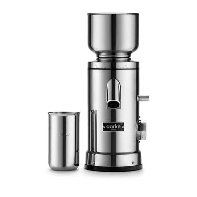 Aarke Stainless Steel Flat Burr Coffee Grinder