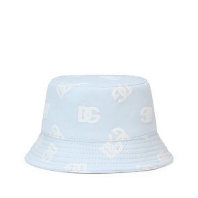 Dolce & Gabbana Kids All-Over Dg Logo Bucket Hat