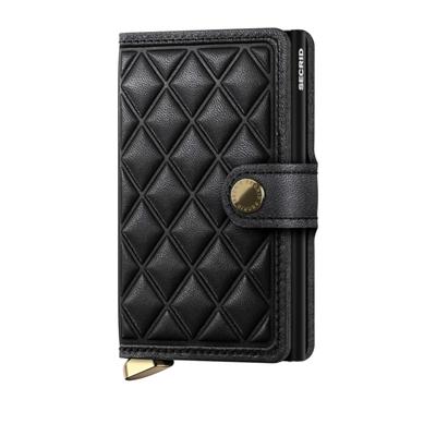 Secrid Leather Embossed Diamond Miniwallet