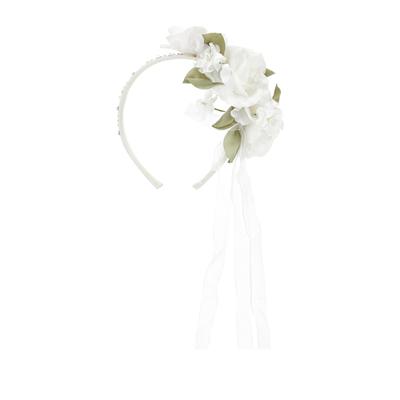 Monnalisa Rhinestone-Detail Rose Headband