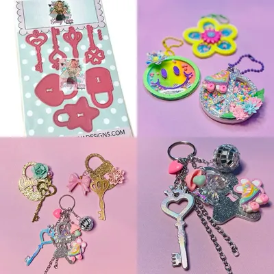 Key Lock 2025 NEW Cutting Dies Scrapbook Diary Decoration Stencil Embossing Template DIY Greeting