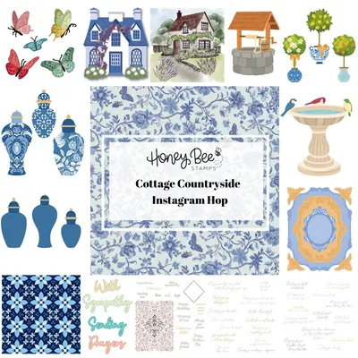 2025 Flower Butterfly Ginger Jar Cottage Metal Cutting Dies Clear Stamps Stencil DIY Making Gift