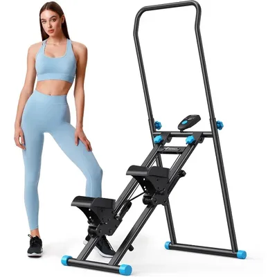 MERACH Stair Stepper Home Gym Exercise, New Version Vertical Climber Machine Body Compact Folding