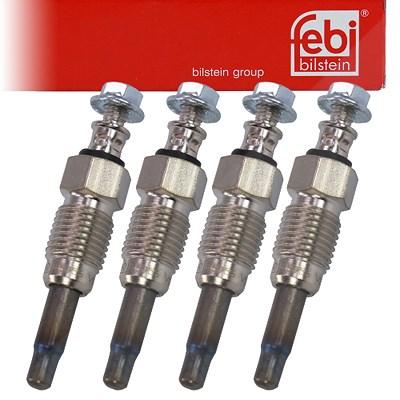 Febi Bilstein 4x Glühkerze [Hersteller-Nr. 15956] für Audi, Seat, Skoda, VW Image
