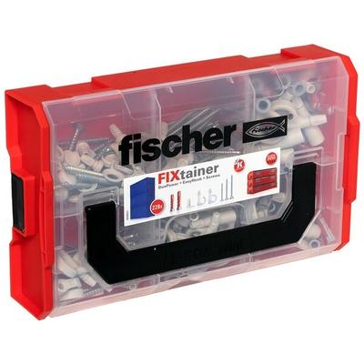 fischer Dübel- und Schrauben-Sortiment »FixTainer - EasyHook 2K« 228 Stück Image