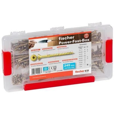 fischer Holzschrauben Sortiment »PowerFast-Box FPF« 3,5 x 50 mm 245 Stück Image