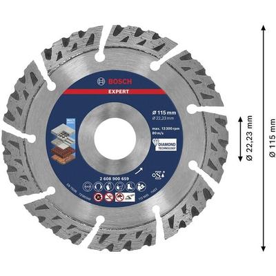 BOSCH Diamant-Trennscheibe »EXPERT MultiMaterial« 11.5 cm Image