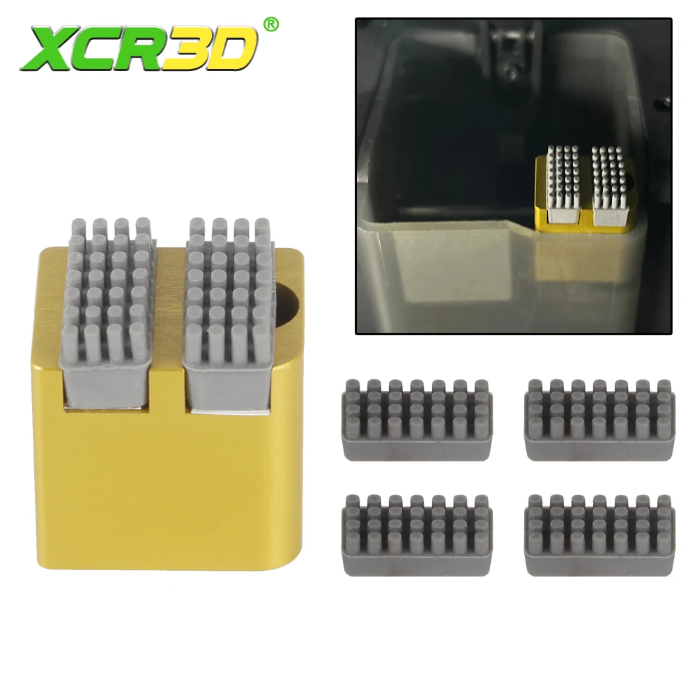 Per bambulab P1S X1 Serie ugello in silicone Tergicristallo Ugelli Spazzola Focolaio Montaggio Lavapavimenti per Bambu laboratorio Strumento di Pulizia Stampante 3D