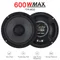 2025 NUOVO 600W Altoparlanti per auto Porta del veicolo a 2 vie Subwoofer Car Audio Musica Stereo