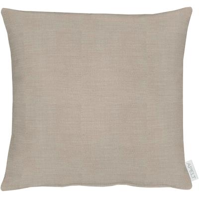 Dekokissen APELT "Apart" Gr. 1, grau (silberfarben, taupe, unifarben), B:39cm H:5cm L:39cm, Polyester, Dekokissen_Sitzkissen_Kissenhüllen, Kissenhülle mit Füllung, 1 Stück Image