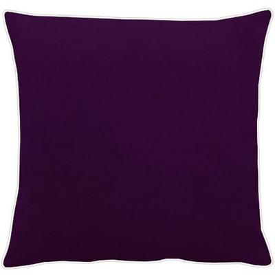 Dekokissen APELT "Tahiti", lila (mauve, unifarben), B:46cm L:46cm, Polyester, Baumwolle, Dekokissen_Sitzkissen_Kissenhüllen, Kissenhülle ohne Füllung, 1 Stück Image