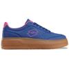 Sneaker LOTTO, Gr. 42, lila (violet, pink), Synthetik, mehrfarbig, sportlich, Schuhe, - auf Honigfarbener Plateau-Sneakersohle