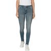 Skinny-fit-Jeans PEPE JEANS "SKINNY JEANS LW", Damen, Gr. 32, Länge 32, blau (blau grau used), Denim/Jeans, Obermaterial: 93% Baumwolle, 5% Polyester, 2% Elasthan, casual, skinny fit, Jeans, in verschiedenen Waschungen