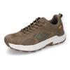 Sneaker CAMEL ACTIVE, Herren, Gr. 47, grün (khaki), Nubukleder, Textil, sportlich, Schuhe, Chunky Sneaker, Schnürschuh, Freizeitschuh mit Schnürung