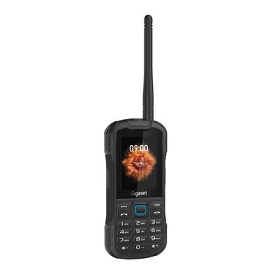 GIGASET Handy "GLX 8 ACTIVE Walkie-Talkie Feature Phone", schwarz, B:8,20cm H:5,70cm T:14,70cm, Mobiltelefone