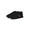 Sneaker TOMMY HILFIGER "NEW RUNNER EVA CORPO KNIT", Herren, Gr. 46, schwarz, Textil, Nylon, sportlich, Schuhe, Freizeitschuh, Halbschuh, Schnürschuh mit Streifen in Tommy Farben