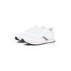 Sneaker TOMMY HILFIGER "NEW RUNNER EVA CORPO KNIT", Herren, Gr. 40, weiß, Textil, Nylon, sportlich, Schuhe, Freizeitschuh, Halbschuh, Schnürschuh mit Streifen in Tommy Farben