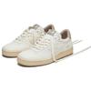 Sneaker FLAMINGOS LIFE "STADION", Gr. 42, weiß (moon), Synthetik, Textil, sportlich, Schuhe, vegane Sneaker, Obermaterial aus 68% Maisresten
