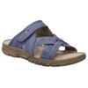 Pantolette JOSEF SEIBEL "Brenda 10", Damen, Gr. 43, blau (dunkelblau), Leder, casual, Schuhe, mit weichem Lederfutter