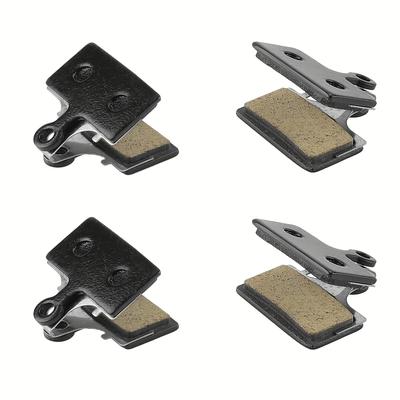TEMU 4 Pairs Brake Pads For Shimano M615 M666 M675 M785 M960 M985 M988 Mountain Bike Disc Brakes, Made Of Semi-metal Material. Image