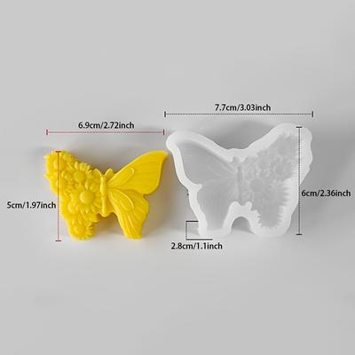 TEMU Flower Silicone Mold For Diy Candles - High-quality Reusable Candle Mold With Floral & , , High-temperature Resistant, Durable Flexible Material - Gift Idea, Candle Molds Silicone Image