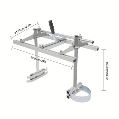 TEMU 14 -24inch Lumber Milling Chainsaw Guide Bar Planking Mill Attachment Guide Bar Wood Lumber Cutting Image