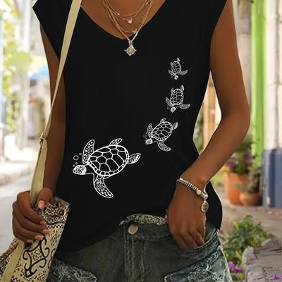 TEMU Casual Women's Printed T-shirt Image