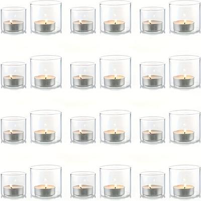 TEMU Set Of 12 Or 24, & Regular Size, Votives For Floating , For Decor, & – For Christmas, Halloween, 's Day ( Not Included) Image
