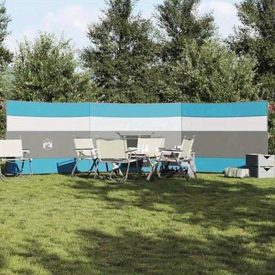 TEMU Camping Windbreak Blue 508x130 Cm Waterproof Garden Privacy Screen Sun Shade For Terrace, Balcony, Outdoor Image