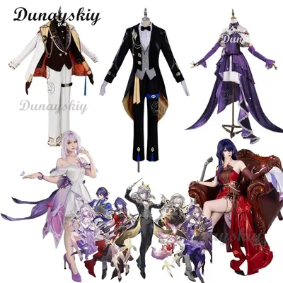 Spiel Honkai: Star Rail Live Land Konzert 2025, Cosplay Kostüm Perücke The Herta Sunday Acheron Image